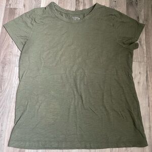 Time and Tru Green Short Sleeve